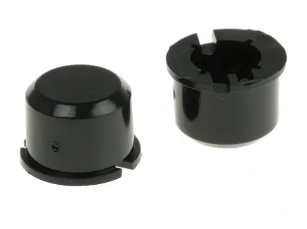 Produktfoto 1 von MEC Modularschalter-Kappe Schwarz für Druckschalter Serie 3F
