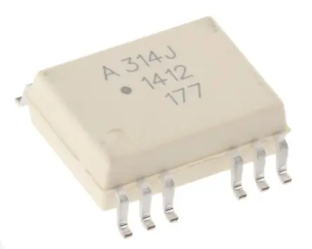 Produktfoto 1 von Broadcom HCPL Oberfläche 2 Optokoppler DC-In, 16-Pin SOIC, Isolation 3.75 kVrms