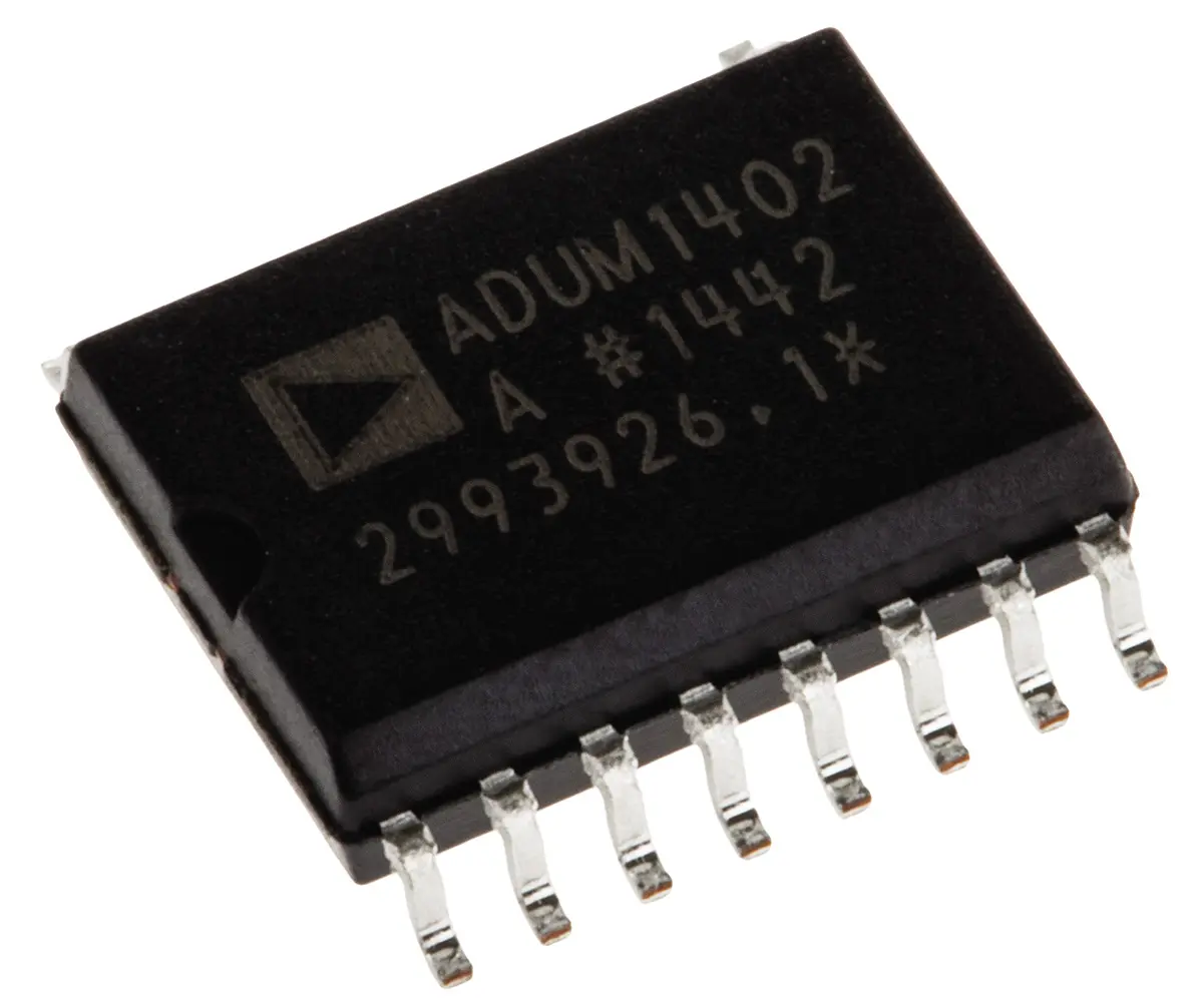 Produktfoto 1 von Analog Devices Digital-Isolator, 4-Kanal 1 Mbps, 2.5 kVrms 5.5 V, SOIC W 5 V 10 μA 16