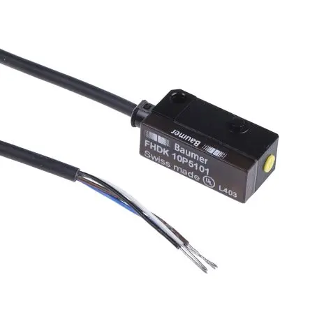 Produktfoto 1 von Baumer FHDK 10P Kubisch Optischer Sensor, Diffus, PnP Ausgang, 4-polig M8