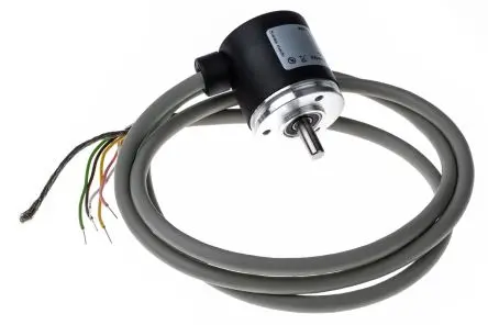 Produktfoto 1 von Baumer BDK Inkrementalgeber Optisch 100 Impulse/Umdrehung/U, 30V dc, 6000 U/min, HTL/Push-Pull Fest mit Ø 5 mm Schaft