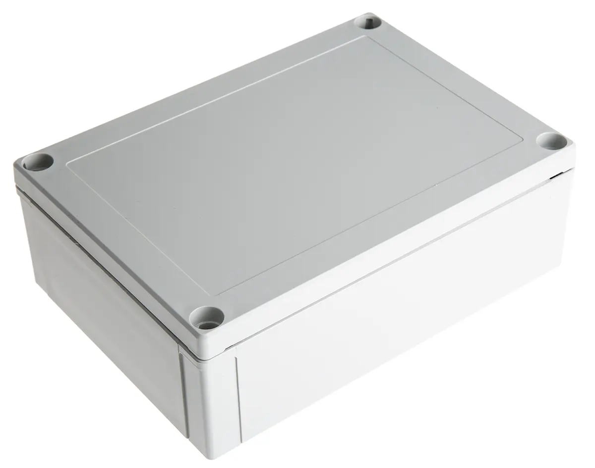 Produktfoto 1 von Fibox; Gehäuse; ABS; Grau; IK07 IP66, IP40 Breite 130 mm Höhe 60 mm Länge 180 mm