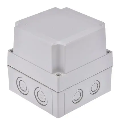 Produktfoto 1 von Fibox; Gehäuse; Polycarbonat; Grau; IK08 IP66, IP67 Breite 130 mm Höhe 125 mm Länge 130 mm