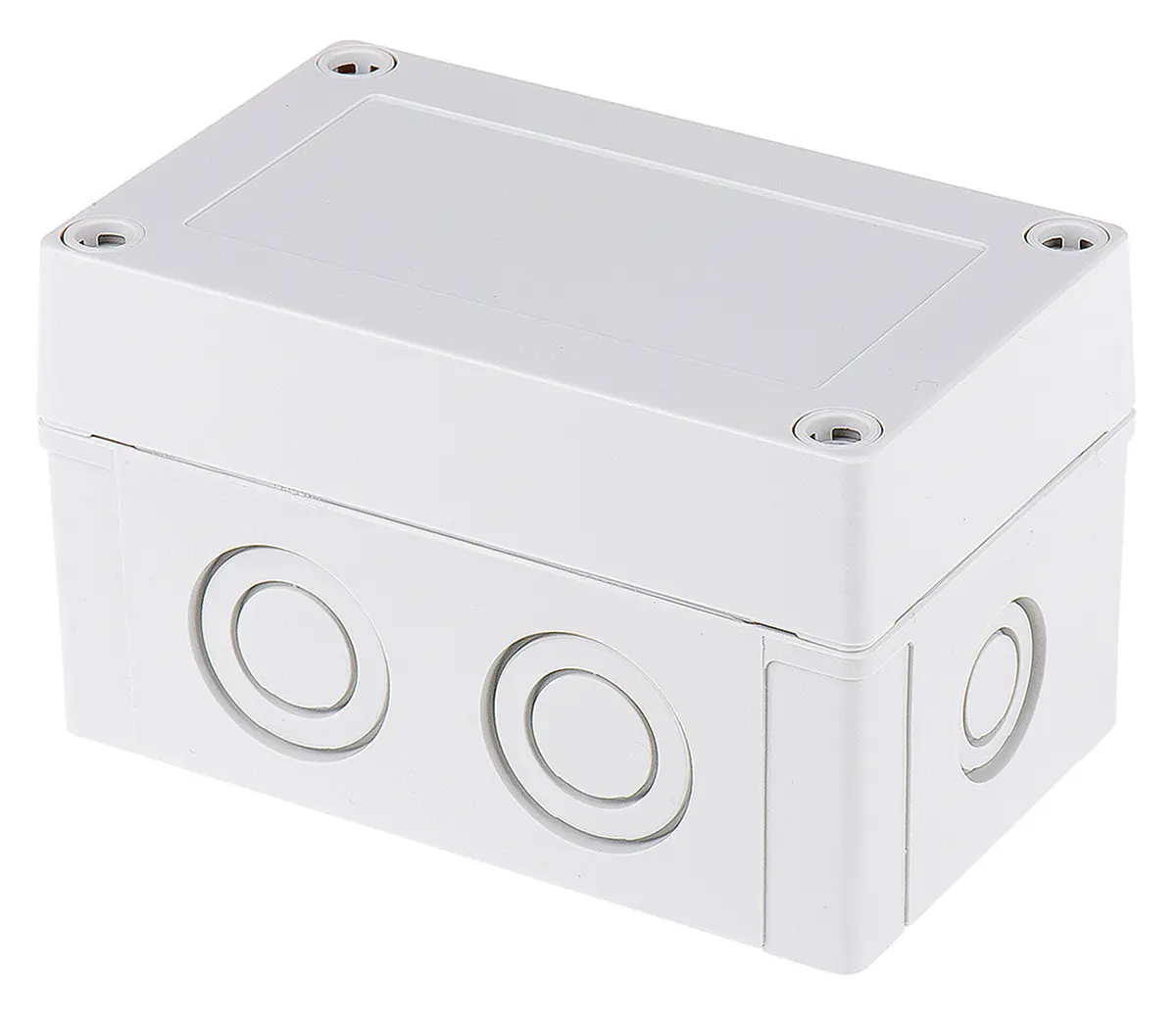 Produktfoto 1 von Fibox; Gehäuse; Polycarbonat; Grau IP66, IP40 Breite 80 mm Höhe 75 mm Länge 130 mm