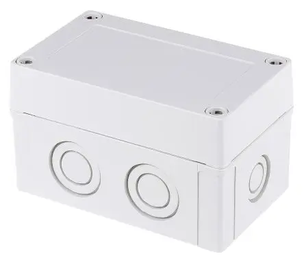 Produktfoto 1 von Fibox; Gehäuse; Polycarbonat; Grau IP66, IP67 Breite 80 mm Höhe 75 mm Länge 130 mm
