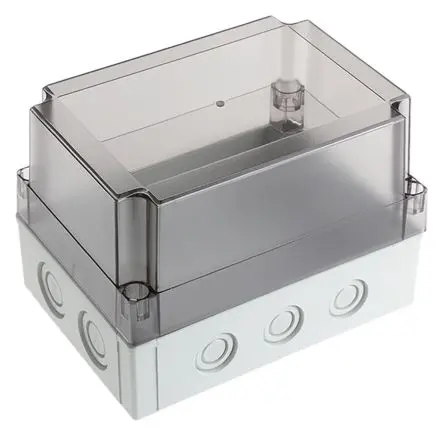 Produktfoto 1 von Fibox; Gehäuse; Polycarbonat; Grau; IK08 IP67, IP66 Breite 130 mm Höhe 125 mm Länge 180 mm