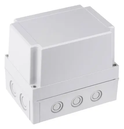 Produktfoto 1 von Fibox; Gehäuse; Polycarbonat; Grau; IK08 IP66, IP67 Breite 130 mm Höhe 150 mm Länge 180 mm