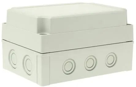 Produktfoto 1 von Fibox; Gehäuse; Polycarbonat; Grau; IK08 IP67, IP66 Breite 130 mm Höhe 100 mm Länge 180 mm