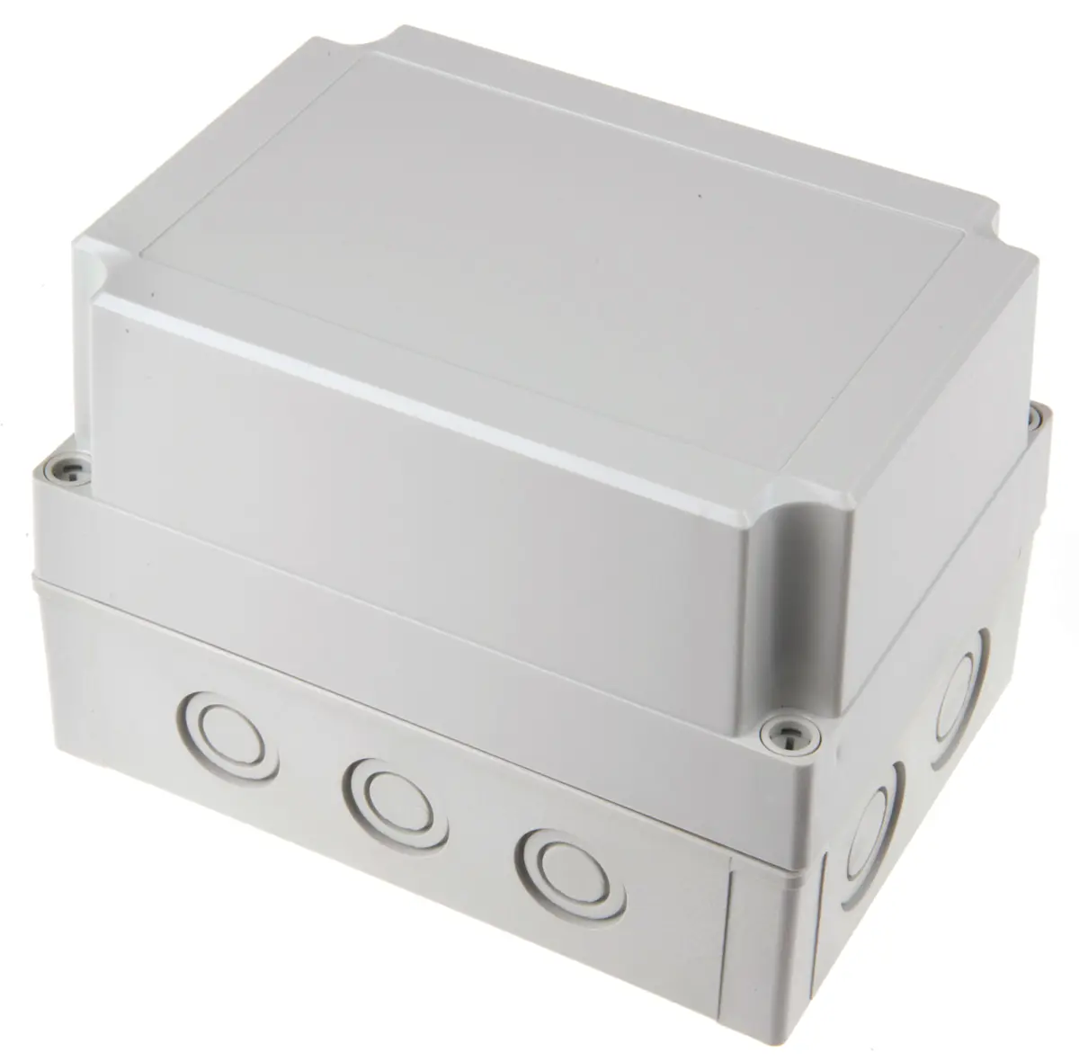 Produktfoto 1 von Fibox; Gehäuse; Polycarbonat; Grau; IK08 IP40, IP66 Breite 130 mm Höhe 125 mm Länge 180 mm