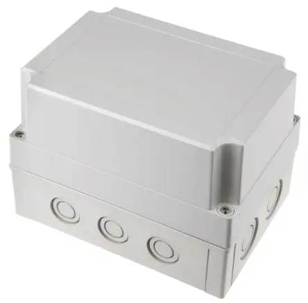 Produktfoto 1 von Fibox; Gehäuse; Polycarbonat; Grau; IK08 IP67, IP66 Breite 130 mm Höhe 125 mm Länge 180 mm