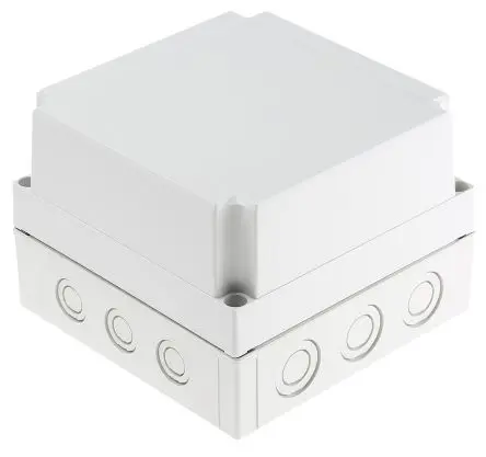 Produktfoto 1 von Fibox; Gehäuse; Polycarbonat; Grau; IK08 IP67, IP66 Breite 180 mm Höhe 125 mm Länge 180 mm