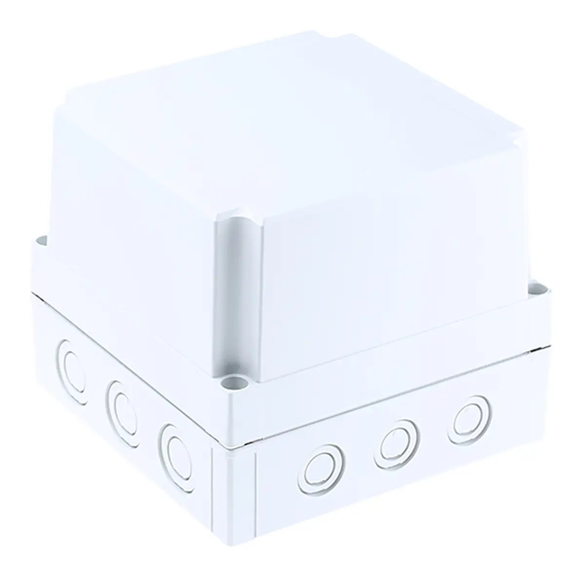 Produktfoto 1 von Fibox; Gehäuse; Polycarbonat; Grau; IK08 IP40, IP66 Breite 180 mm Höhe 150 mm Länge 180 mm