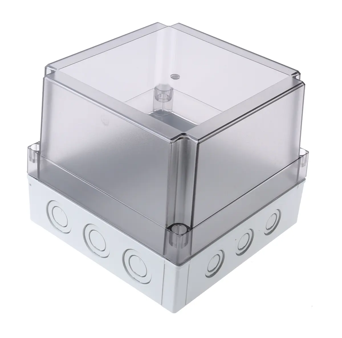 Produktfoto 1 von Fibox; Gehäuse; Polycarbonat; Grau; IK08 IP66, IP40 Breite 180 mm Höhe 150 mm Länge 180 mm
