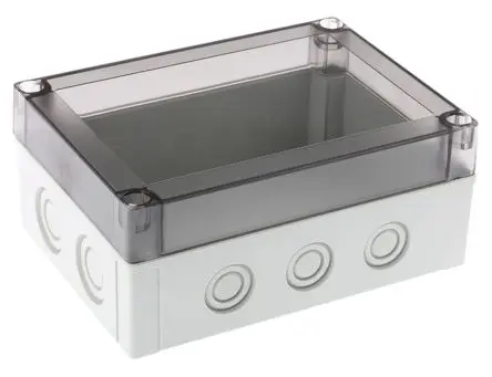 Produktfoto 1 von Fibox; Gehäuse; Polycarbonat; Grau IP66, IP67 Breite 130 mm Höhe 75 mm Länge 180 mm