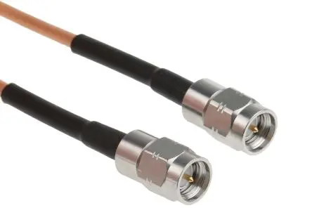 Produktfoto 1 von Radiall Cable Assembly Koaxialkabel Stecker, 50 Ω Stecker, 1 m, SMA / SMA, Braun
