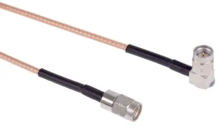 Produktfoto 1 von Radiall Cable Assembly Koaxialkabel Stecker, 50 Ω Stecker, 500 mm, SMA / SMA, Braun