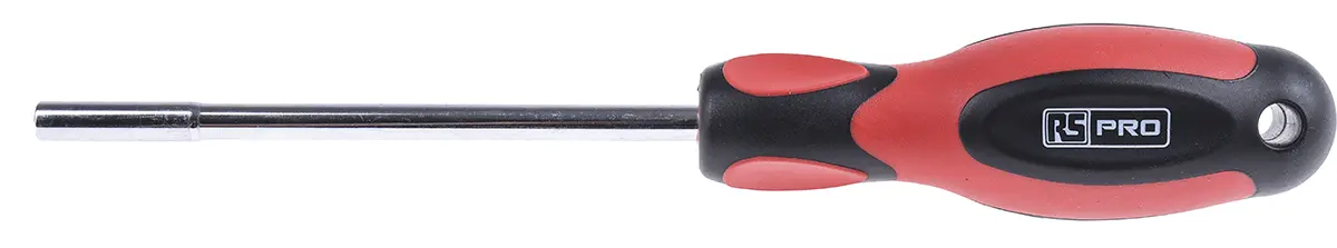 Produktfoto 1 von RS PRO 5 mm Sechskant Steckschlüssel-Handgriff Schließer (NO) / Klinge 125 mm