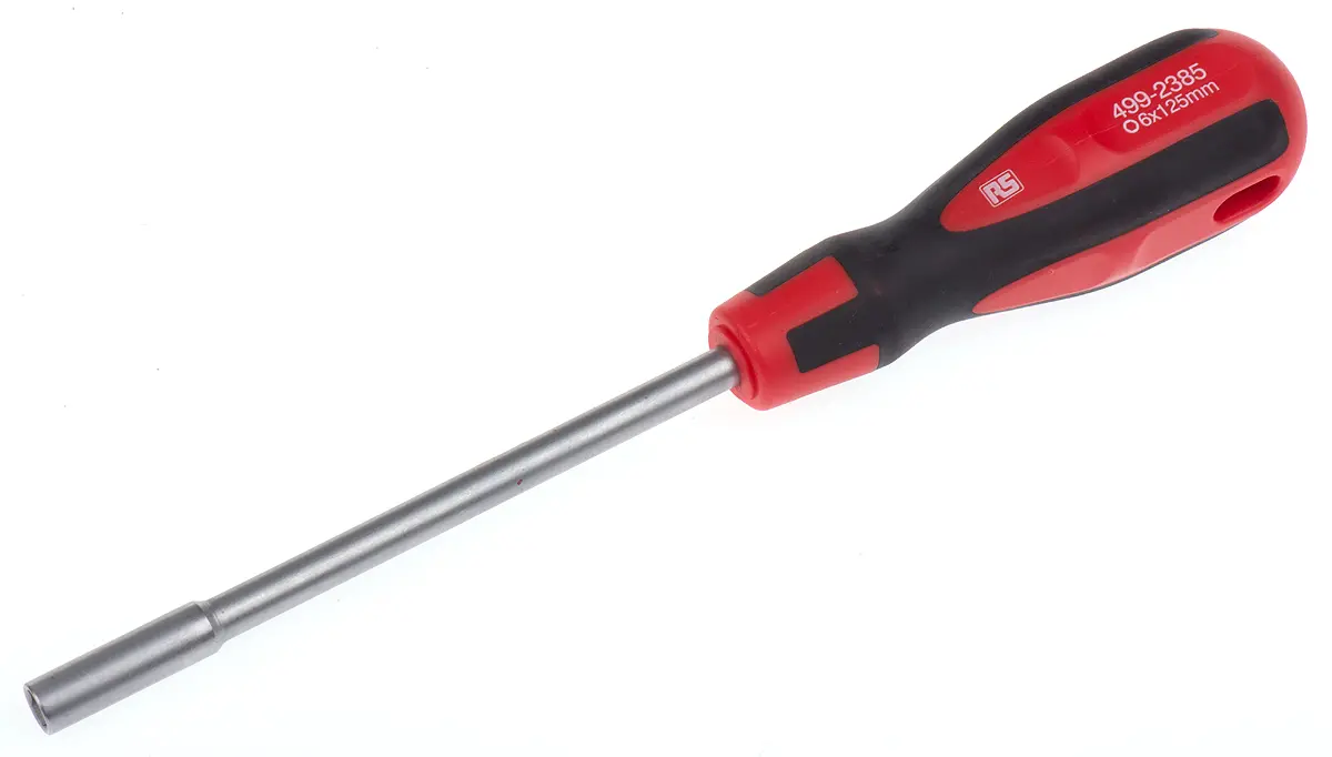 Produktfoto 1 von RS PRO 6 mm Sechskant Steckschlüssel-Handgriff Schließer (NO) / Klinge 125 mm