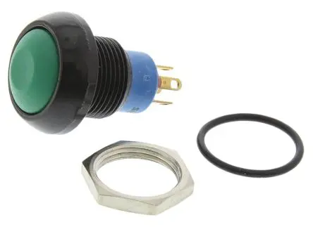 Produktfoto 1 von APEM IP Druckschalter Tastend Panel Ø 12.9 mm, 1-poliger Umschalter / 5A 50 V dc 48 V ac, IP67