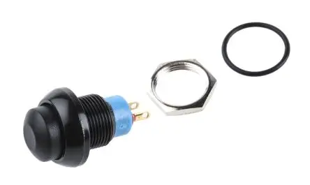 Produktfoto 1 von APEM IP Druckschalter Tastend Panel Ø 12.9 mm, SPST / 5A 28 V dc, IP67