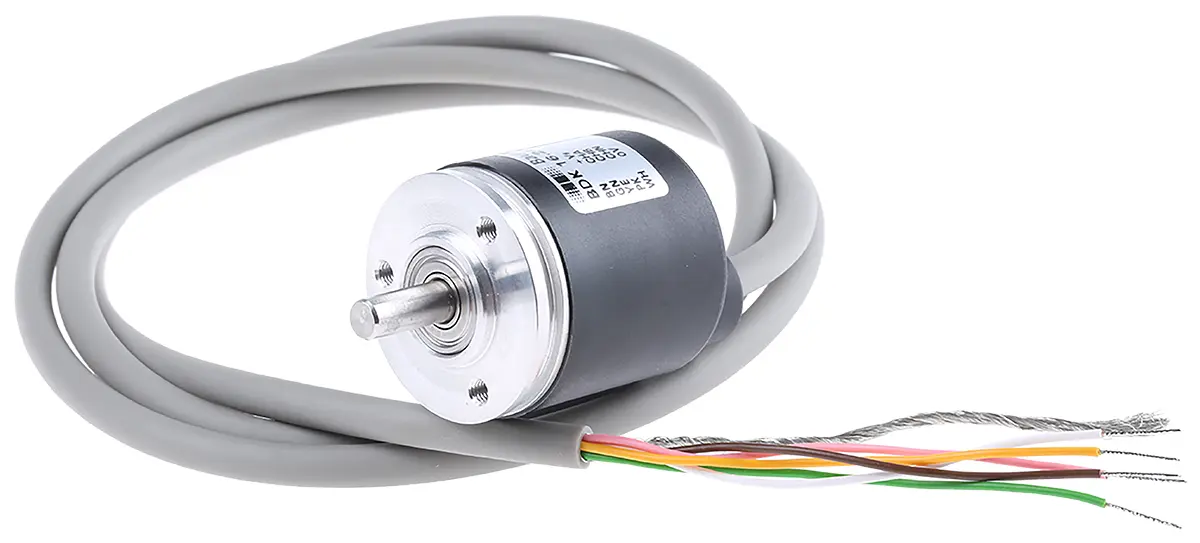 Produktfoto 1 von Baumer BDK Inkremental Drehgeber Optisch 500/U, 12000U/min, 10 → 30 Vdc, HTL/Push-Pull Vollwelle mit Ø 5mm Schaft