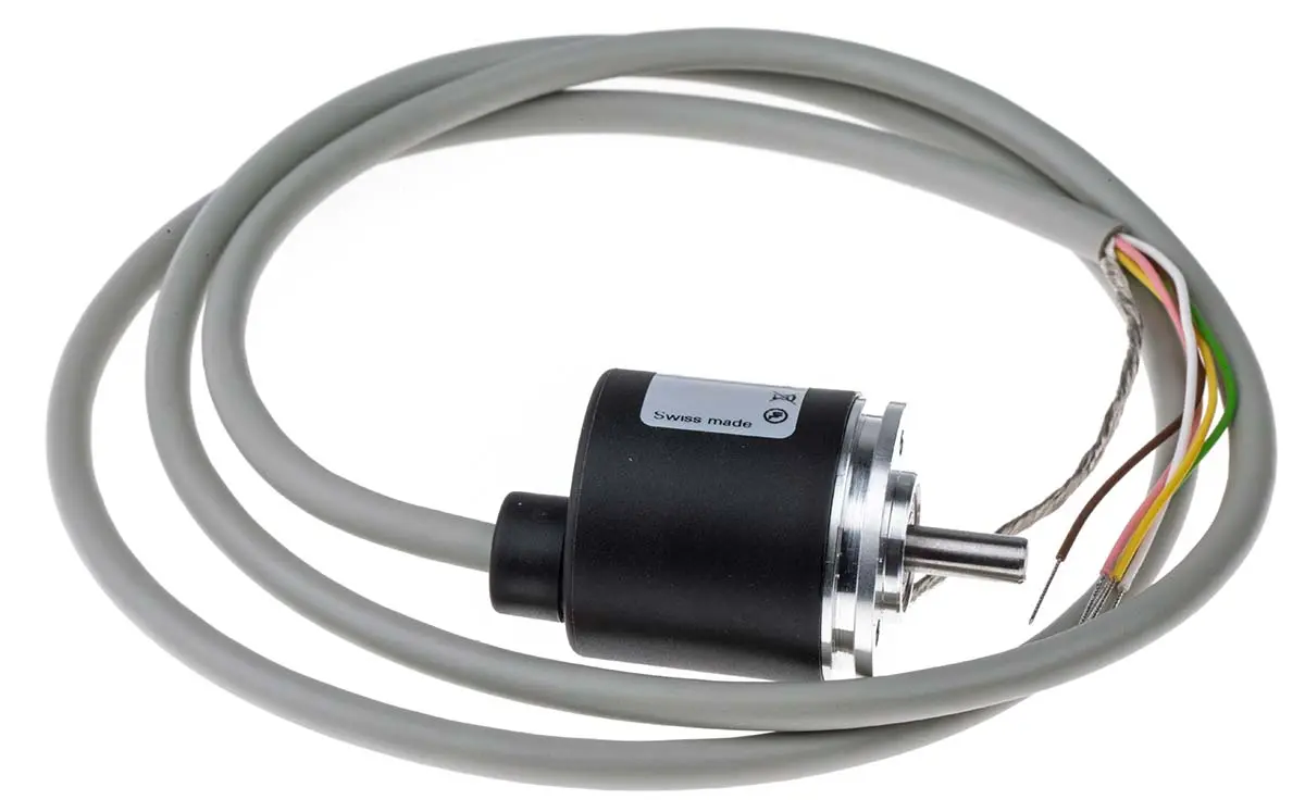 Produktfoto 1 von Baumer BDK Inkremental Drehgeber Optisch 1024/U, 12000U/min, 10 → 30 Vdc, HTL/Push-Pull Vollwelle mit Ø 5mm