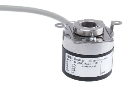 Produktfoto 1 von Baumer BHK Inkrementalgeber Optisch 1024 Impulse/Umdrehung/U, 30V dc, 12000 U/min, HTL/Push-Pull Hohl mit Ø 12 mm Schaft