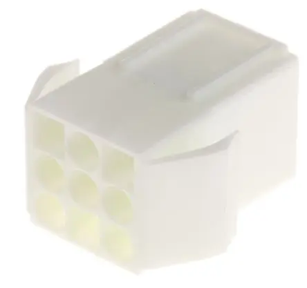 Produktfoto 1 von JST EL Buchse Steckverbindergehäuse 4.5 mm, 9-polig / 3-reihig Gerade, Kabel für Trennbarer freiverdrahteter