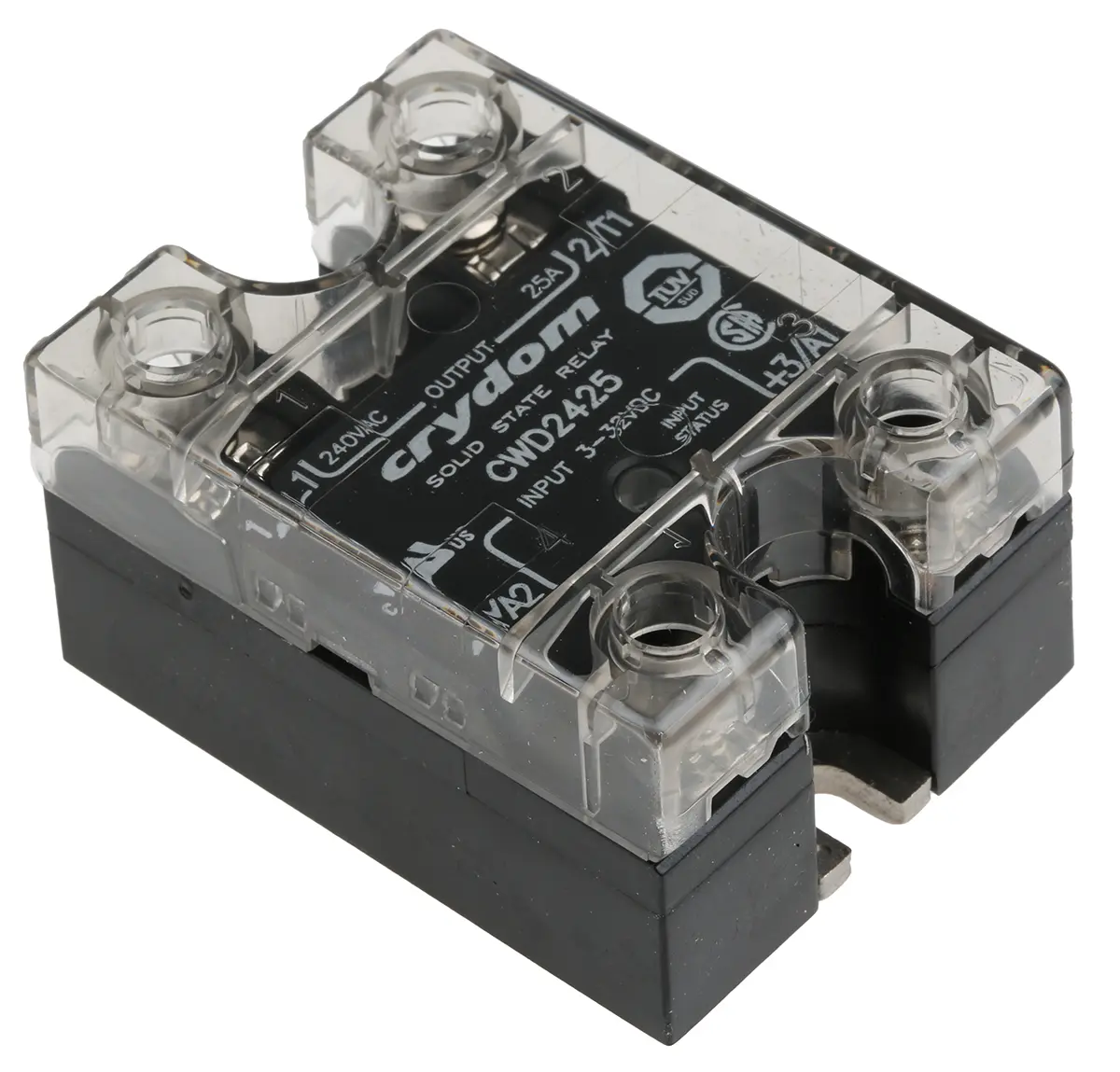Produktfoto 1 von Sensata / Crydom CW24 Panel Halbleiterausgang, SPST 280 V eff. 32V / 25 A