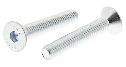 Produktfoto 1 von RS PRO Innensechskant Senkkopf Innensechskantschraube, Stahl glatt, M6, M6 35 mm
