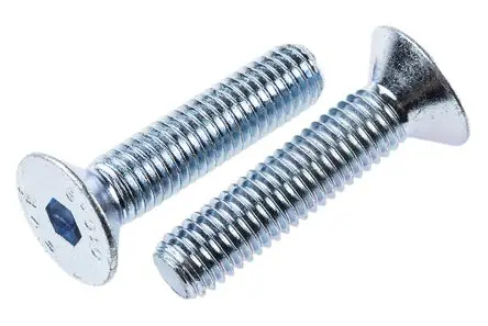 Produktfoto 1 von RS PRO Innensechskant Senkkopf Innensechskantschraube, Stahl glatt, M8, M8 35 mm