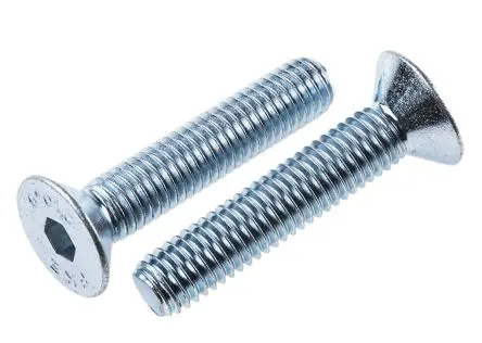 Produktfoto 1 von RS PRO Innensechskant Senkkopf Innensechskantschraube, Stahl glatt, M8, M8 40 mm