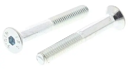Produktfoto 1 von RS PRO Innensechskant Senkkopf Innensechskantschraube, Stahl glatt, M4, M4 30 mm