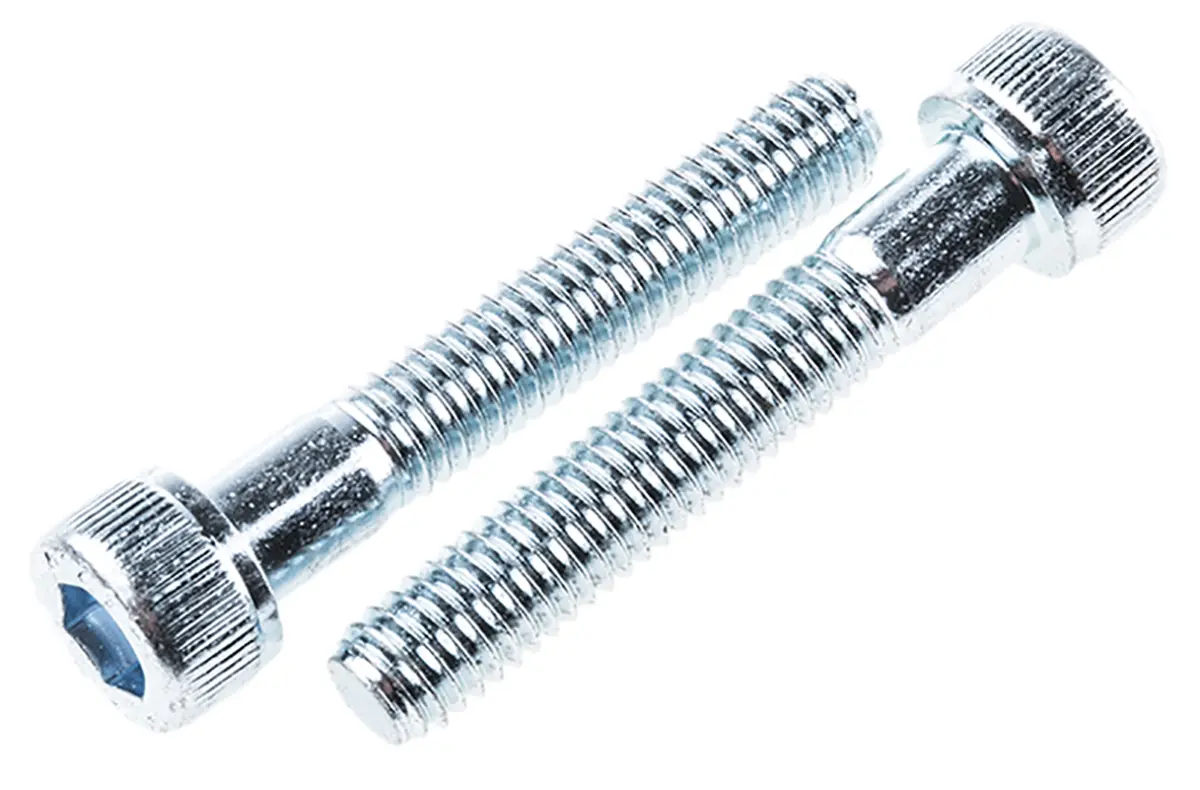 Produktfoto 1 von RS PRO Zylinderkopf Innensechskantschraube, Stahl verzinkt, M6 x 1mm, 35mm
