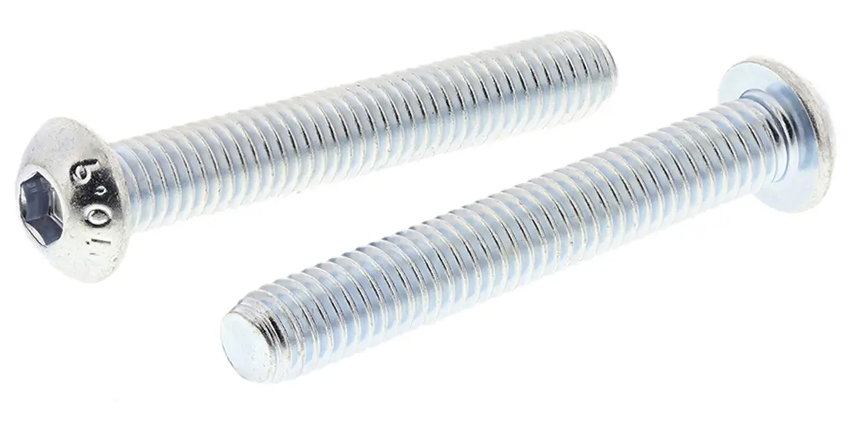 Produktfoto 1 von RS PRO Linsenkopf Innensechskantschraube, Stahl verzinkt, M6 x 1mm, 40mm