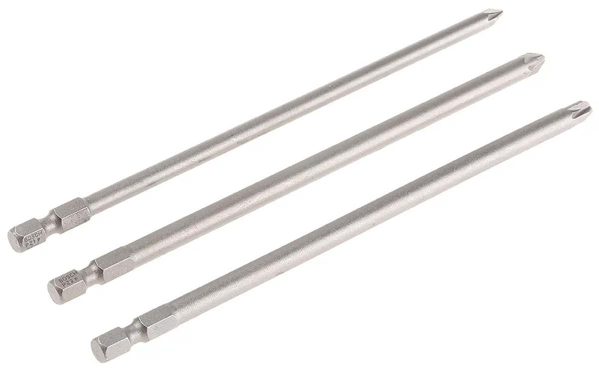 Bosch Pozidriv Sechskant PZ1, PZ2, PZ3, 3-teilig