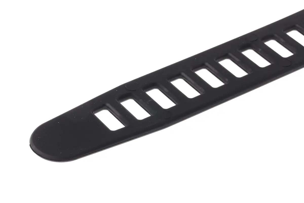 Produktfoto 1 von HellermannTyton SOFTFIX Thermoplastisches Polyurethan Kabelbinder Lösbar Schwarz 28 mm x 580 mm
