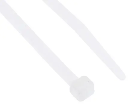 Produktfoto 1 von RS PRO CV190K Nylon 6.6 Kabelbinder Nicht lösbar Natur 4.8mm x 190 mm
