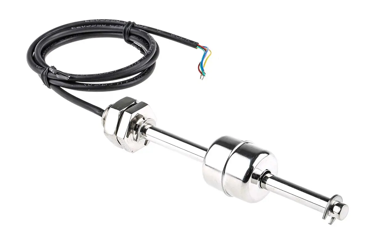 Produktfoto 1 von Sensata Cynergy3 SSF67 Edelstahl Schwimmerschalter Vertikal 120V, Direkt belastbar, -20°C → +135°C