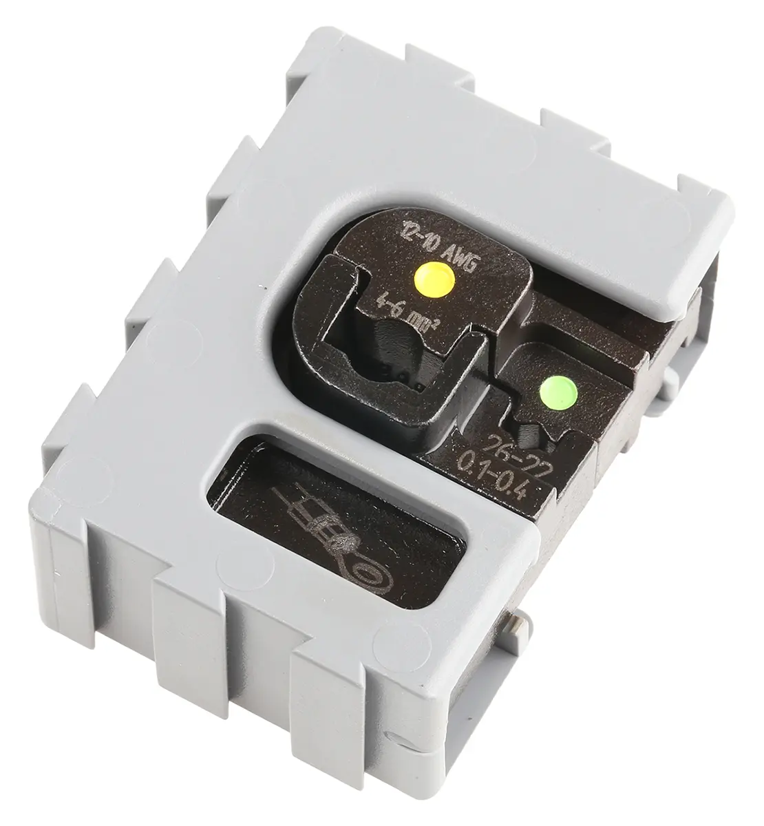RS PRO 4300 Crimpmatrize Schwarz, 2 Ports, Crimpmatrize