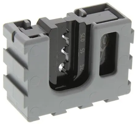 Produktfoto 1 von RS PRO MCT Crimp-Matrizensatz Schwarz, Crimpmatrize