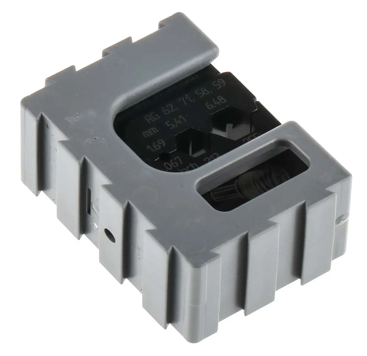 Produktfoto 1 von RS PRO MCT Crimp-Matrizensatz Schwarz, Crimpmatrize