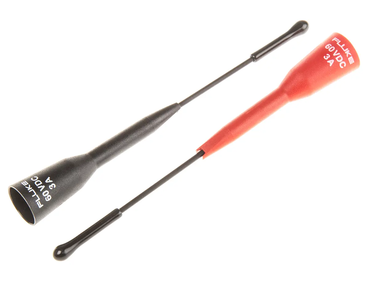Produktfoto 1 von Fluke 2 mm Prüfspitze Rot, Schwarz, 60 V dc 10A