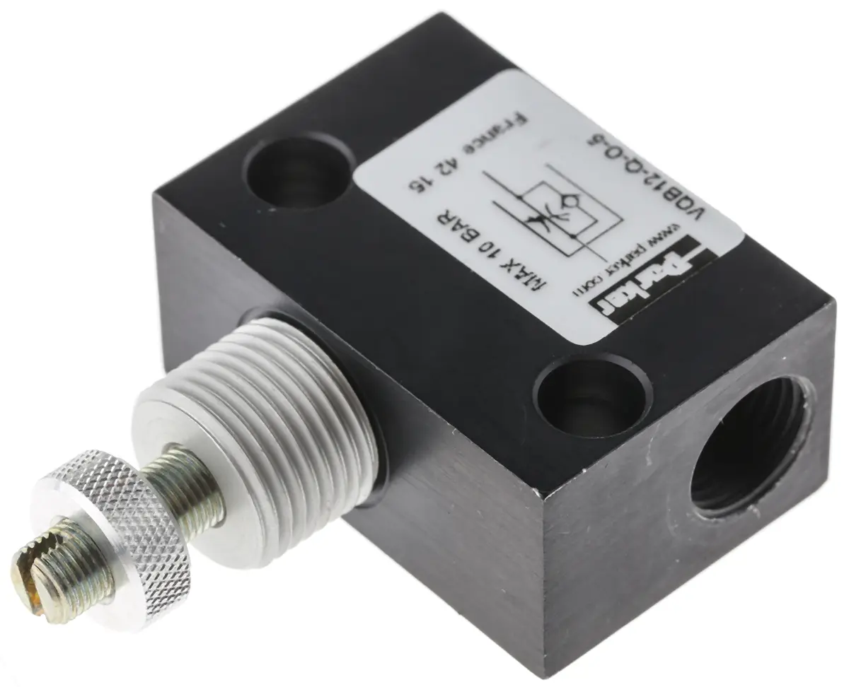 Parker VQB Durchflussregler Mit Gewinde Mit Gewinde, Nein