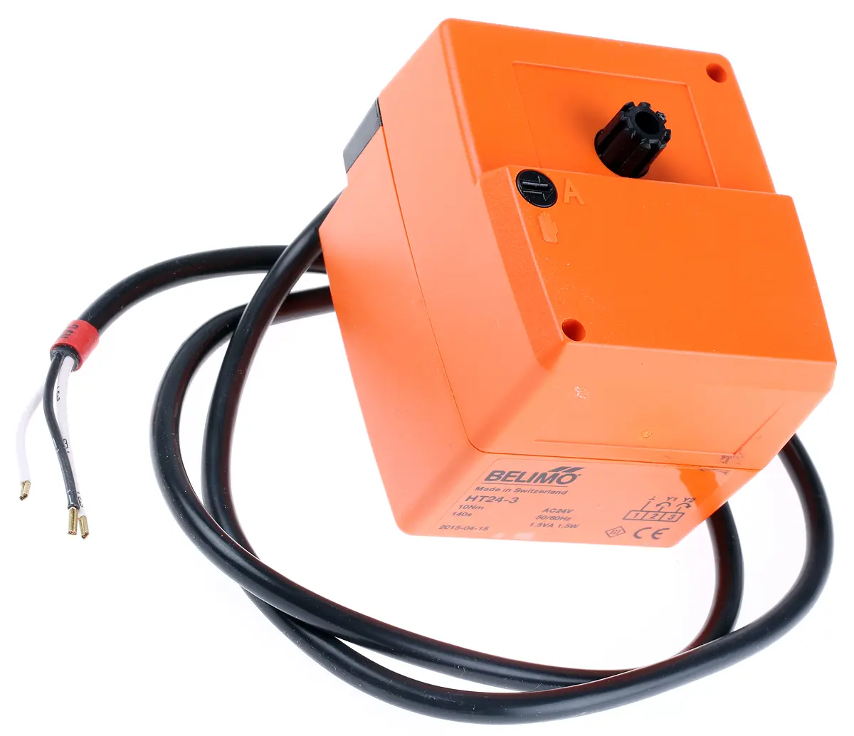 Produktfoto 1 von Belimo Drosselklappenantrieb, 10 Nm Hilfsschalter integriert, Offen/Geschlossen, 1.5 W, 24 V ac