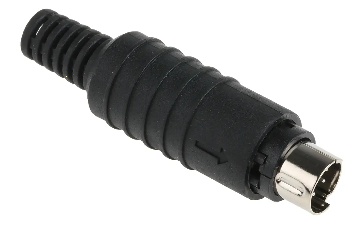 Produktfoto 1 von Lumberg MP-371 Miniature DIN-Stecker Gerade 8-polig, 100 V ac 1A Kabel Stecker
