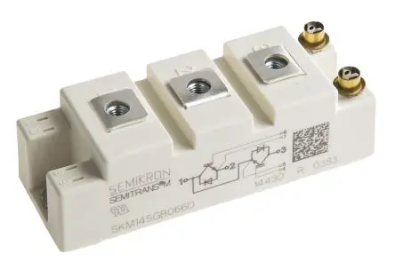 Produktfoto 1 von Semikron Danfoss IGBT-Modul / 195 A, 600 V, 7-Pin SEMITRANS Typ N-Kanal Panel
