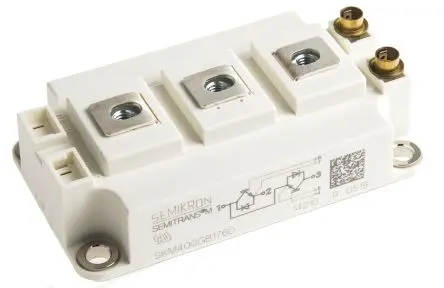 Produktfoto 1 von Semikron Danfoss IGBT-Modul / 430 A, 1700 V, 7-Pin SEMITRANS Typ N-Kanal Panel