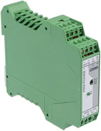 Produktfoto 1 von Phoenix Contact MINI-PS-12-24DC/24DC/1 DC/DC Konverter, 24V dc OUT 1 A DIN-Hutschiene 24V dc 1.5 kV dc 24 W -25 °C 70 °C