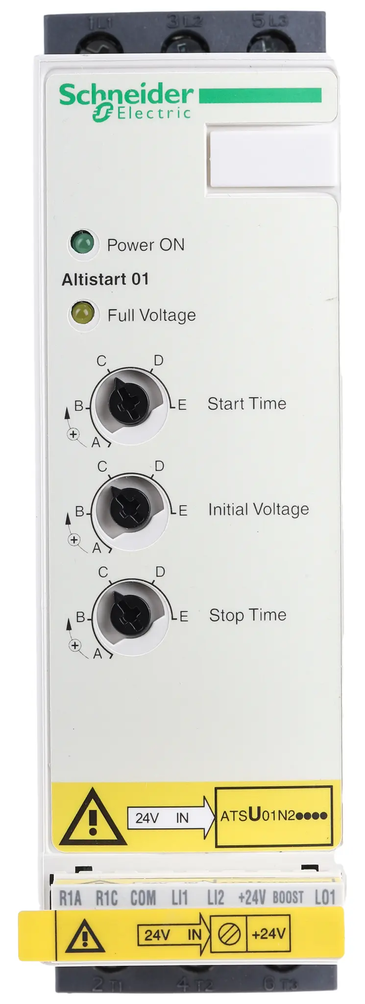 Produktfoto 1 von Schneider Electric TeSys ATSU01 Sanftstarter 3-phasig 11 kW, 480 V ac / 22 A